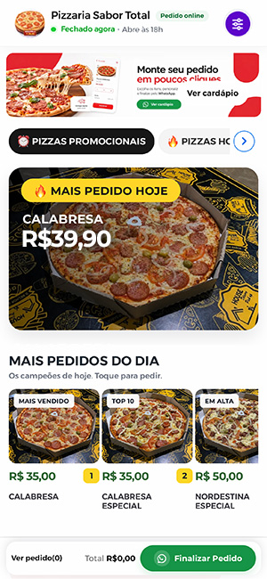 Exemplo de loja online responsiva de moda